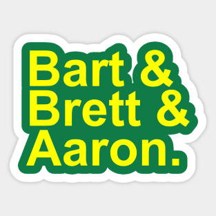 Packers Legendary Quarterbacks Sticker